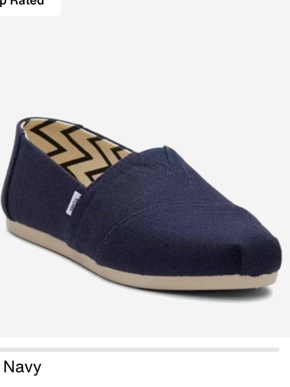 TOMS women Slip-On Moccasins in Navy